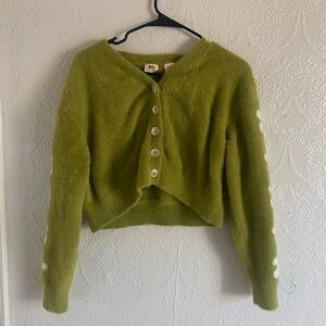 Levi's Olive Button-Up Cardigan